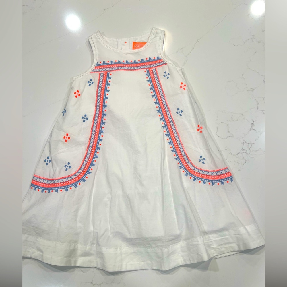 Joules embroidered dress size 3.